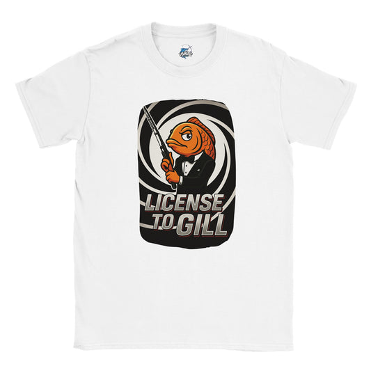 License to Gill Fishing T-shirt - Fishing Central Australia