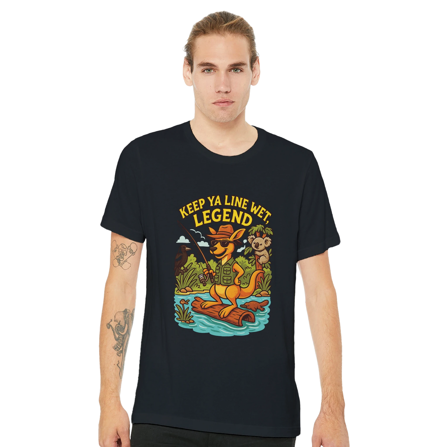 Keep Ya Line Wet, Legend Fishing T-shirt - view 2