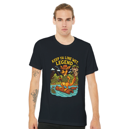 Keep Ya Line Wet, Legend Fishing T-shirt - view 2