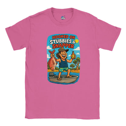 Hooked on Stubbies & Snapper Fishing T-shirt - view 6