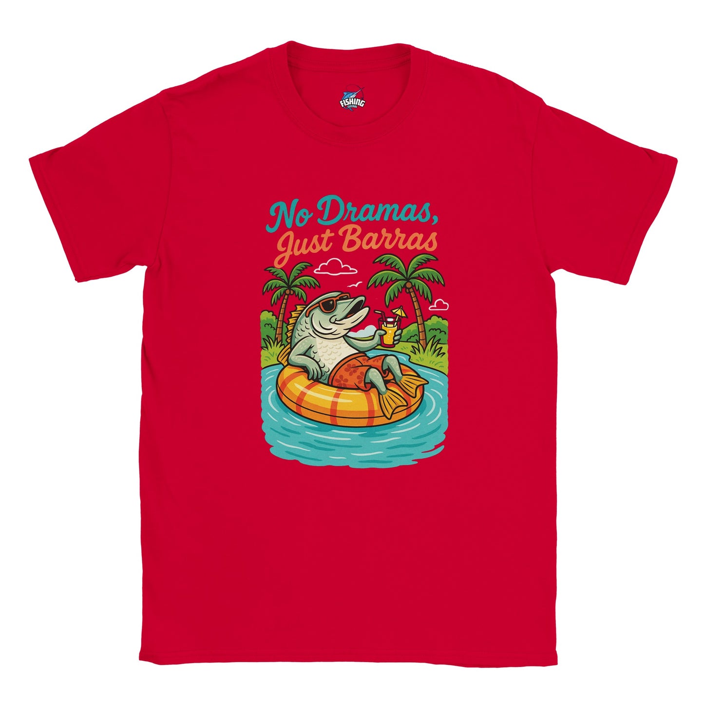 No Dramas, Just Barras Fishing T-shirt - view 3