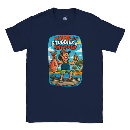 Hooked on Stubbies & Snapper Fishing T-shirt - view 8