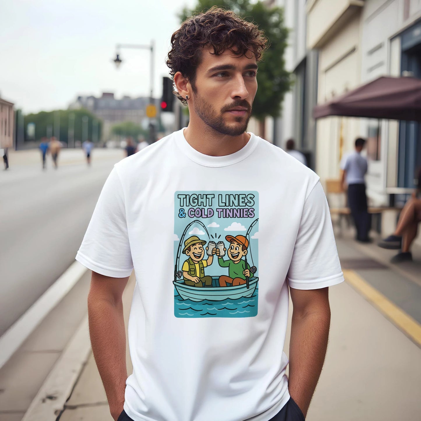 Tight Lines & Cold Tinnies Fishing T-shirt - view 11