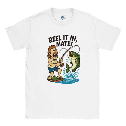 Reel it In Mate! Fishing T-shirt - Fishing Central Australia