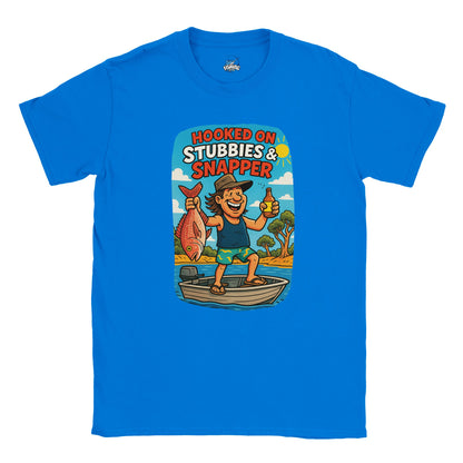 Hooked on Stubbies & Snapper Fishing T-shirt - view 7
