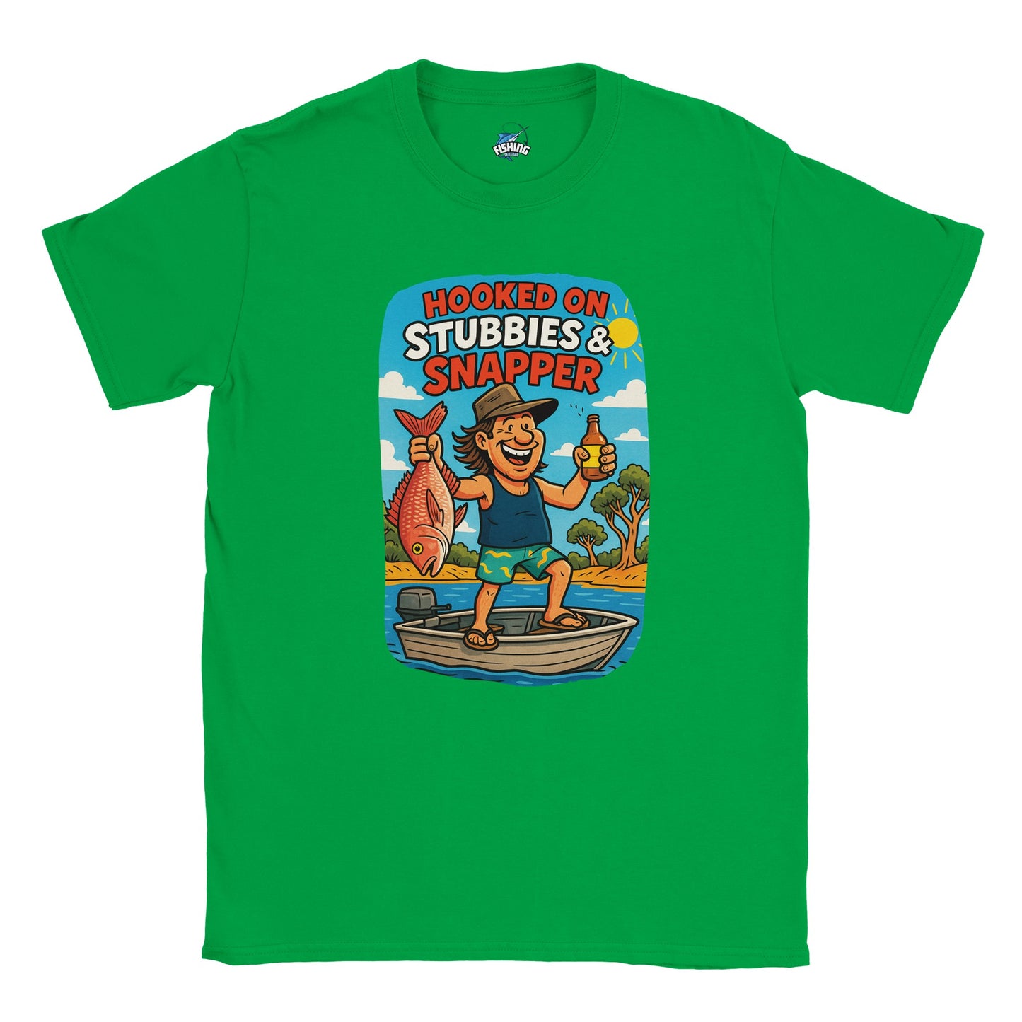Hooked on Stubbies & Snapper Fishing T-shirt - view 5