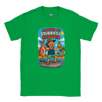 Hooked on Stubbies & Snapper Fishing T-shirt - view 5