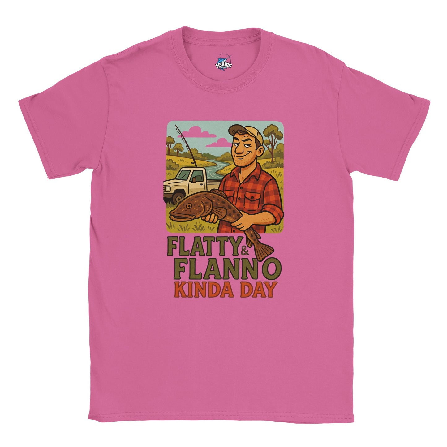 Flatty & Flanno Kinda Day Fishing T-shirt - view 3