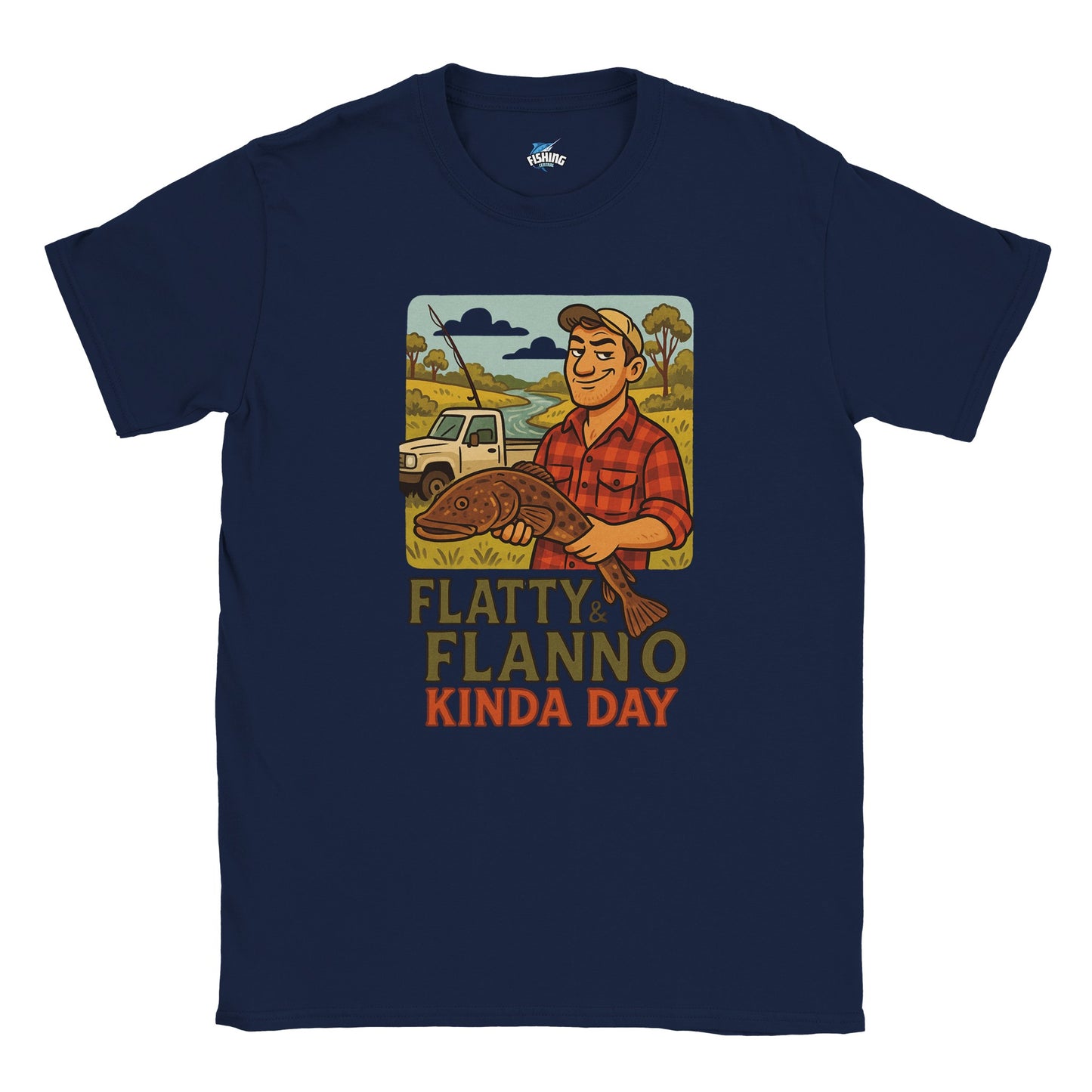 Flatty & Flanno Kinda Day Fishing T-shirt - view 6