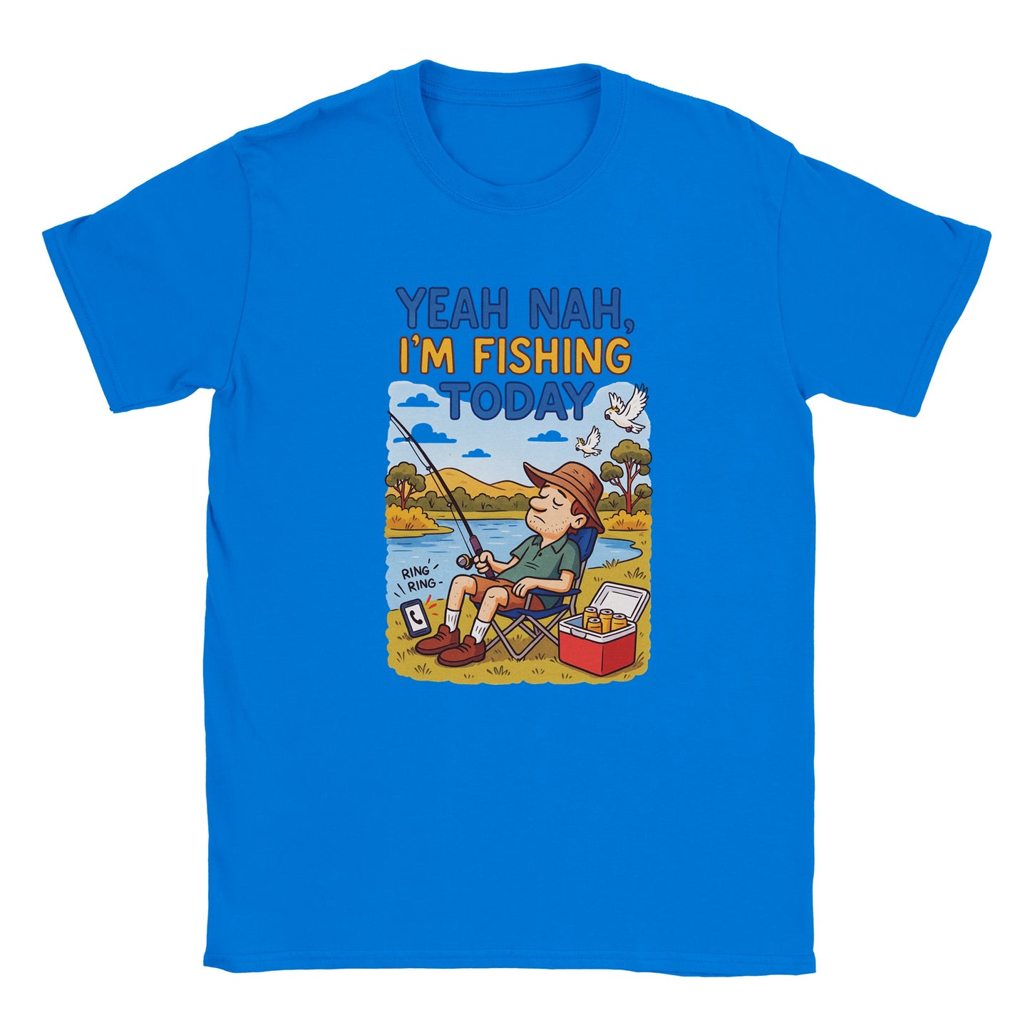 Yeah Nah, I'm Fishing Today T-shirt - view 5
