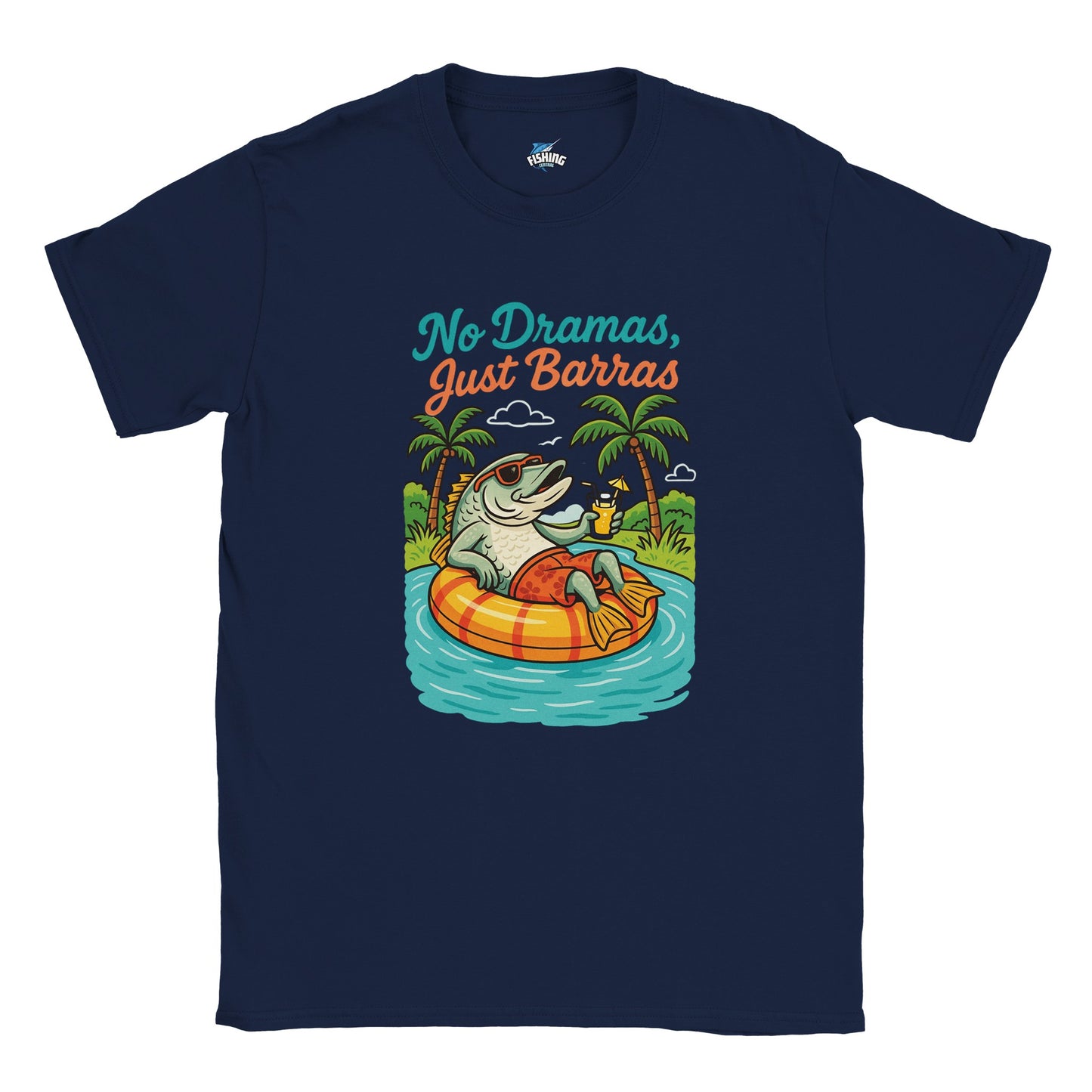 No Dramas, Just Barras Fishing T-shirt - view 4