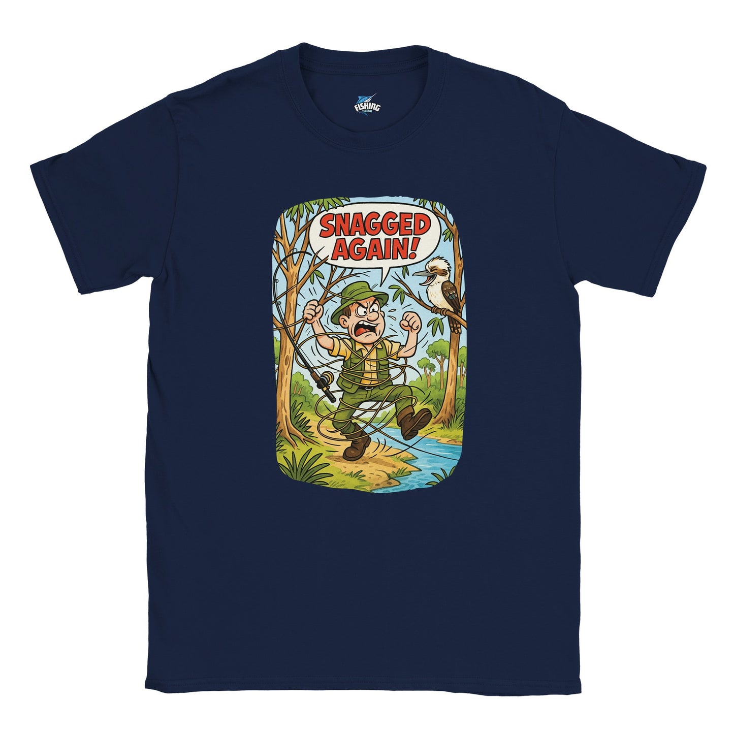 Snagged Again! Fishing T-shirt - view 7