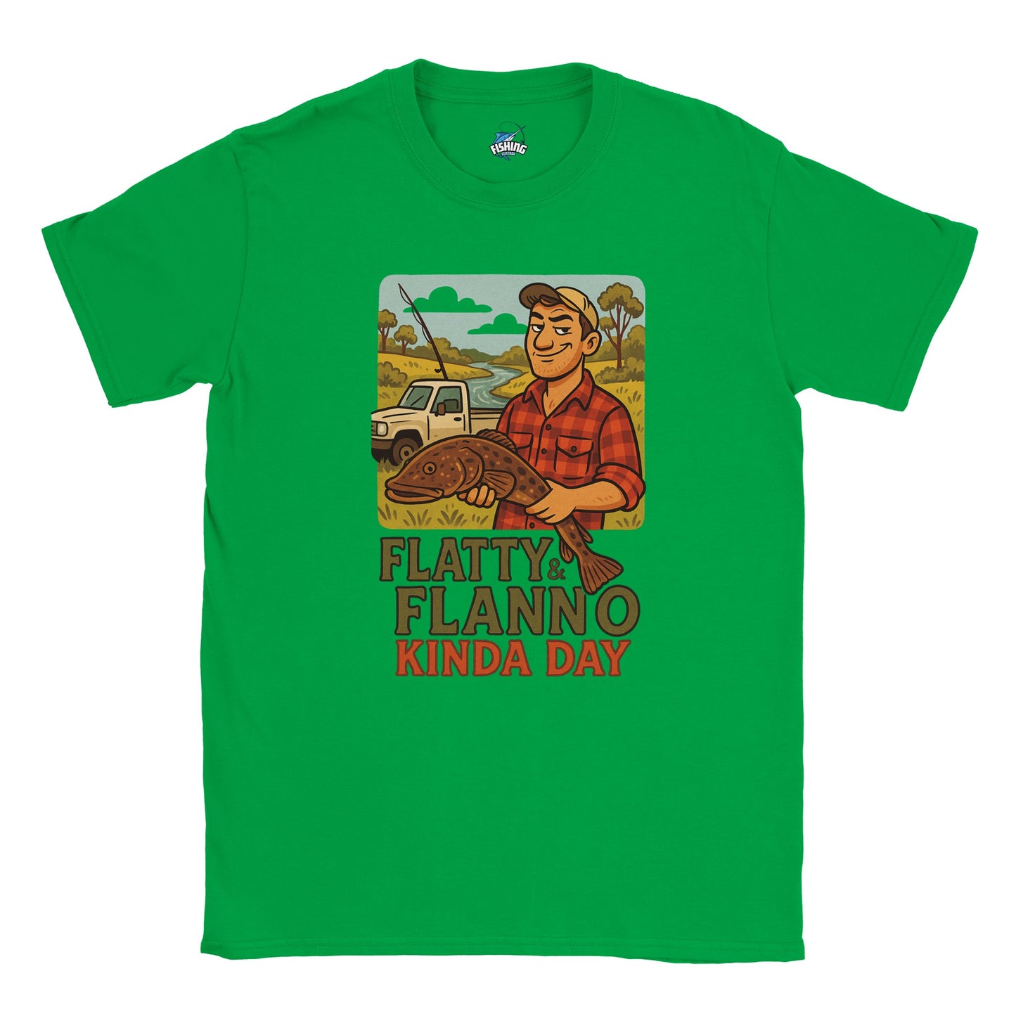 Flatty & Flanno Kinda Day Fishing T-shirt - view 7