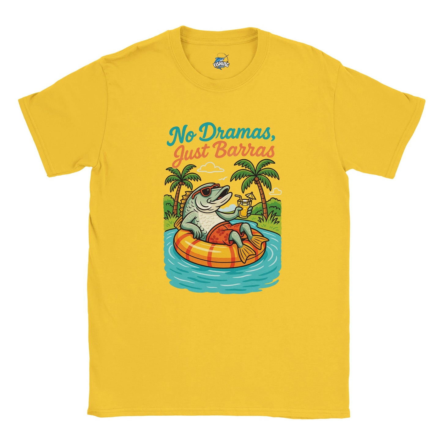 No Dramas, Just Barras Fishing T-shirt - view 2