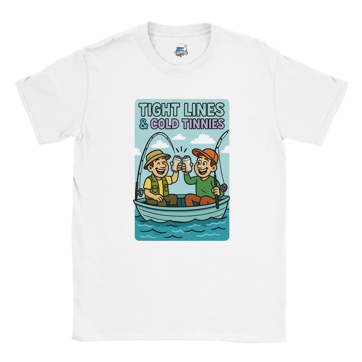 Tight Lines & Cold Tinnies Fishing T-shirt - Fishing Central Australia