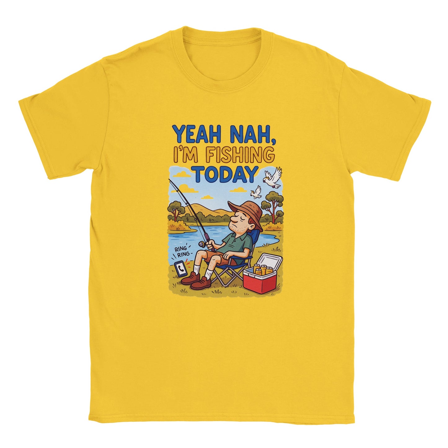 Yeah Nah, I'm Fishing Today T-shirt - view 4
