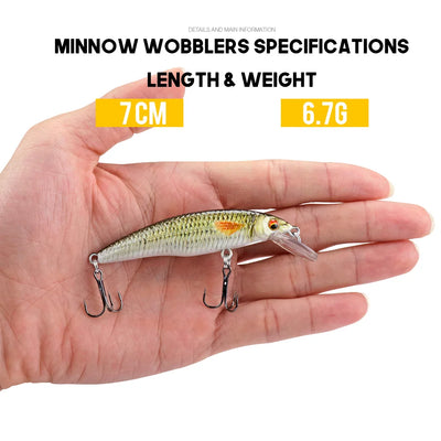 Mini Minnow Crankbait Kit for Pike and Perch