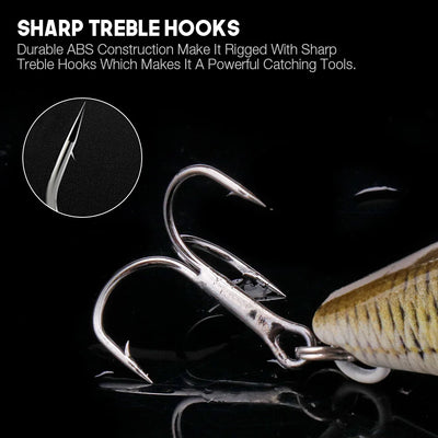 Heavy Vib Sinking Wobbler for Pike Fishing