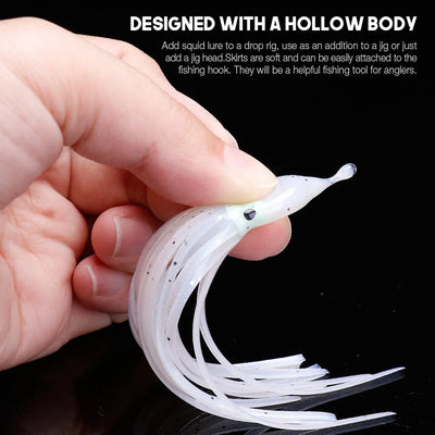Luminous Octopus Silicone Lure Set for Sea Fishing