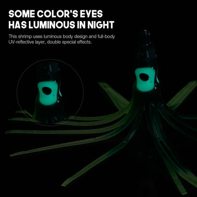Luminous Octopus Silicone Lure Set for Sea Fishing