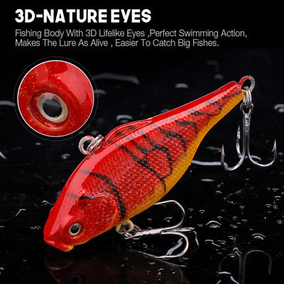 Sinking Vibration Lure Combo with Crankbaits