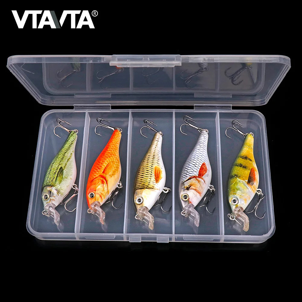Bionic Minnow Floating Lure Set for Pike and Trout