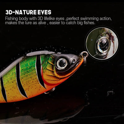 Winter Jerkbait Vib Lures Set with Hooks