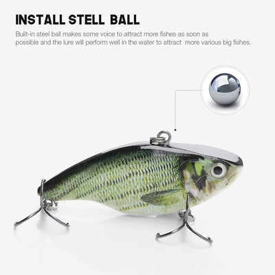 Sinking Vib Lures for Winter Crankbait Fishing