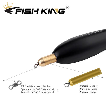 Mixed Size Balsa Floats for Carp Fishing