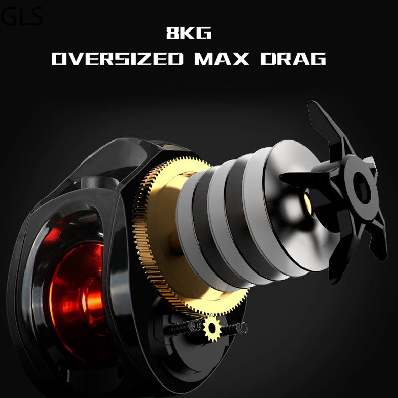 High Speed Baitcasting Reel for Perch and Pike
