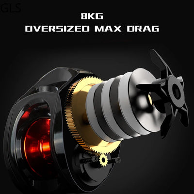High Speed Baitcasting Reel for Perch and Pike