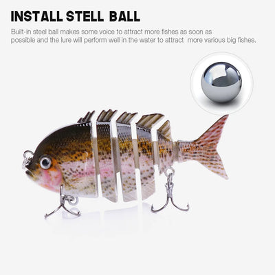 Jointed Swimbait Sinking Wobblers Fishing Set