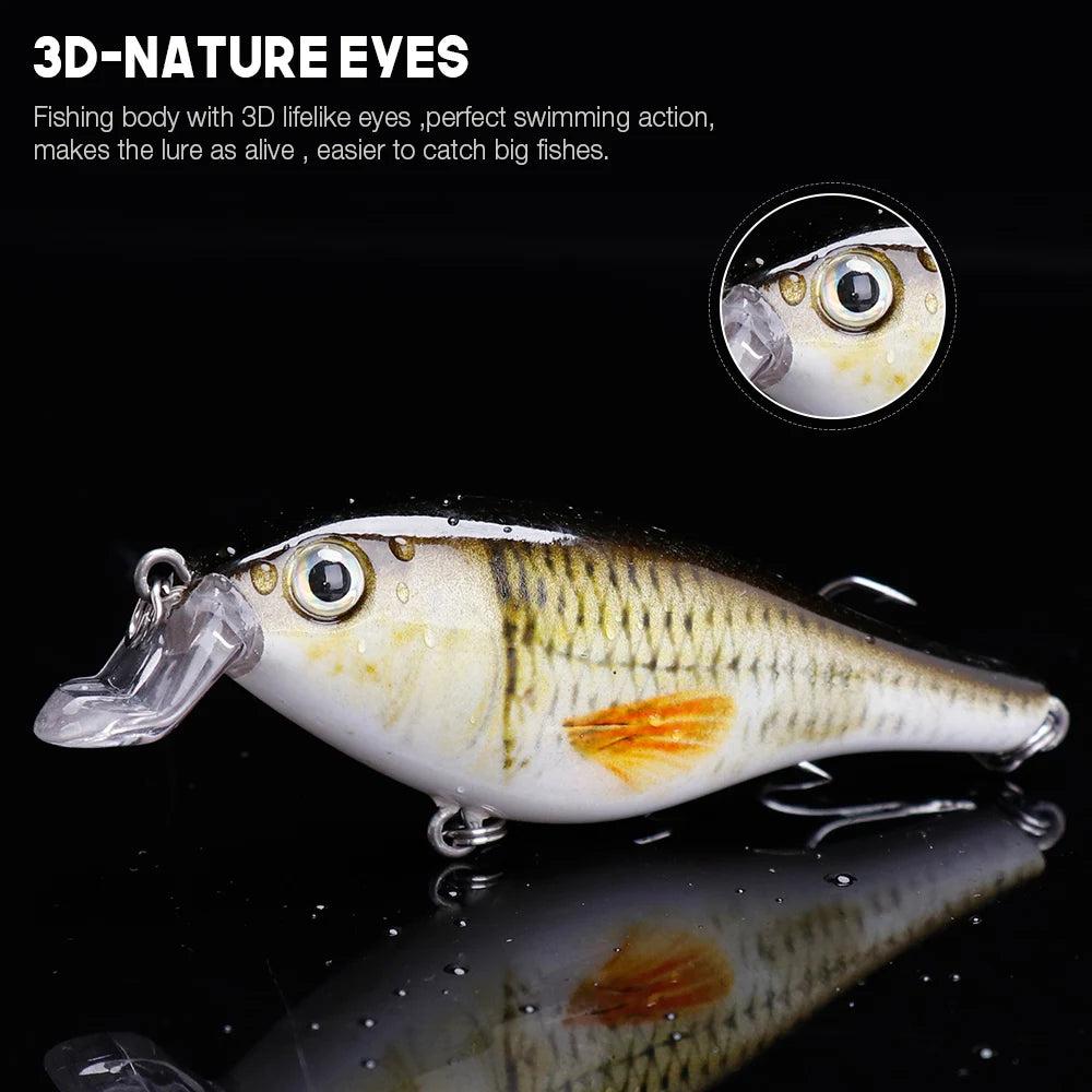 Bionic Minnow Floating Lure Set for Pike and Trout
