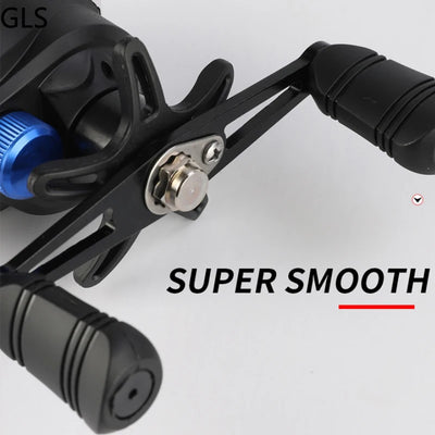 Winter Baitcasting Reel with Magnetic Brake and Color Options