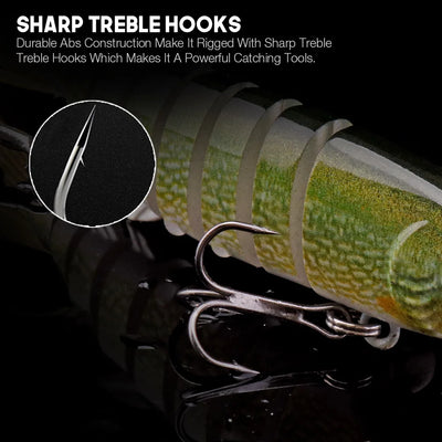 Mini Sinking Swimbait Lure for Pike Fishing