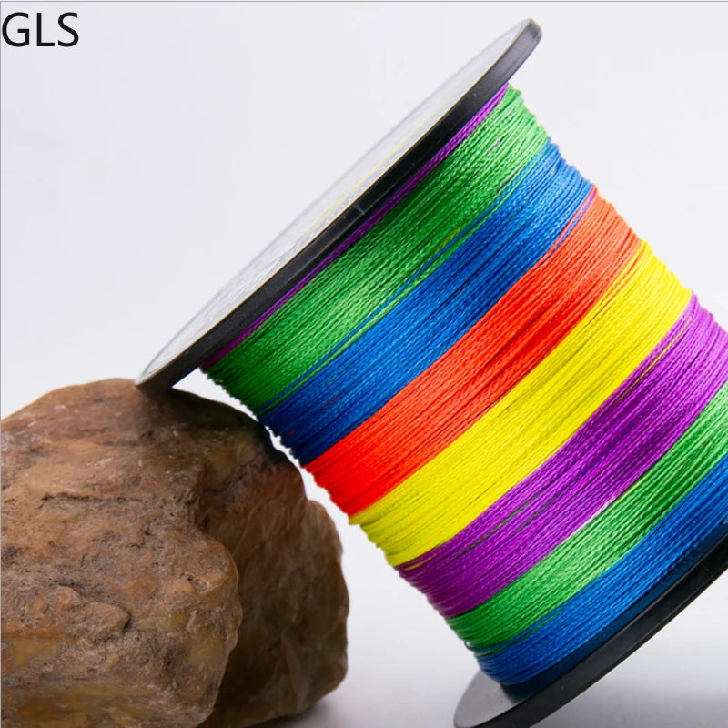 Multicolor Braided Fishing Line PE Multifilament Saltwater Line