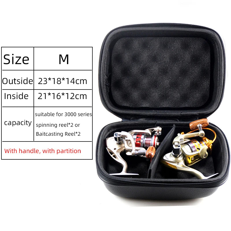 PU Spinning Reel Waterproof Storage Case
