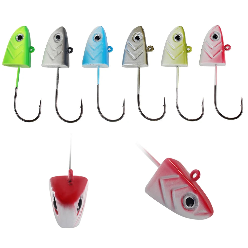 Minnow Jig Hooks with Silicone Artificial Bait