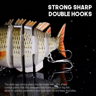 Jointed Swimbait Sinking Wobblers Fishing Set
