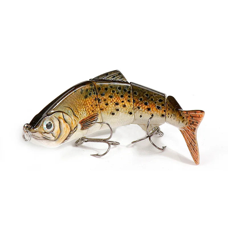 Lifelike Jointed Sinking Swimbait for Pike