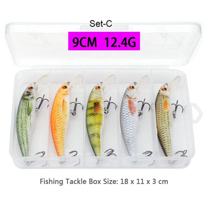 Bionic Minnow Crankbait Kit for Pike Fishing