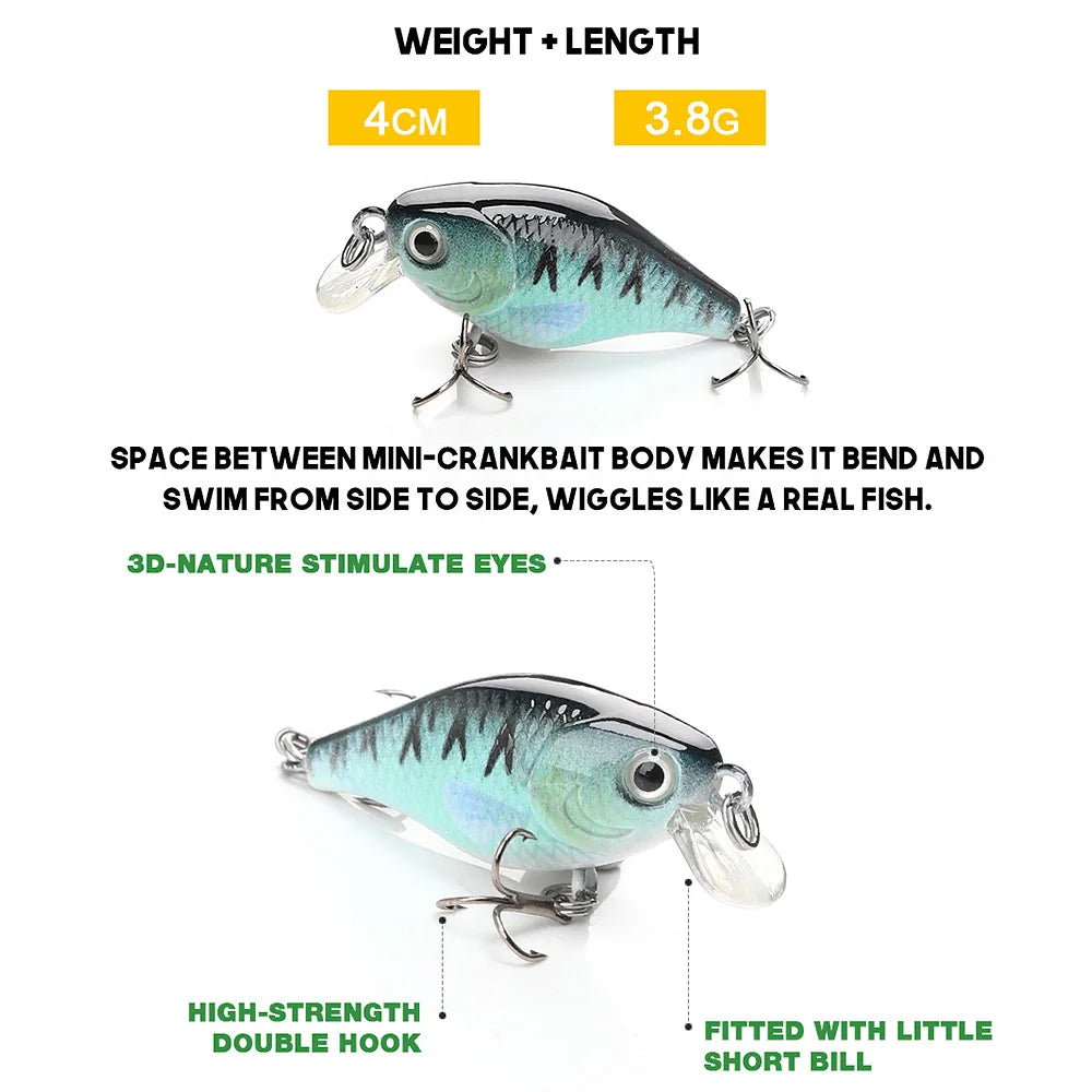 Mini Topwater Wobbler for Pike and Trout