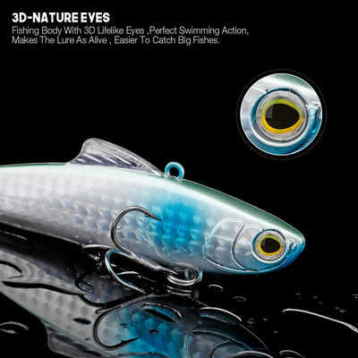 Silent Vib Sinking Crankbait for Winter Pike Fishing