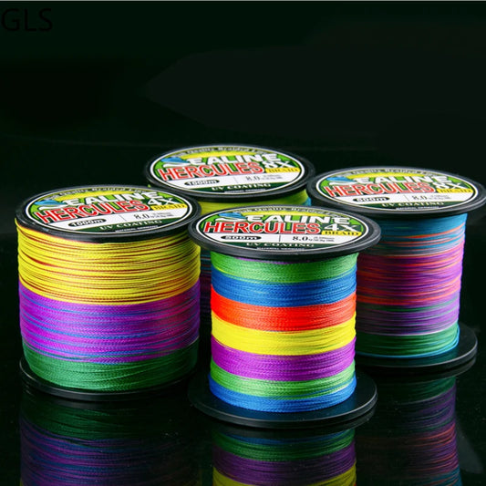 Multicolor Braided Fishing Line PE Multifilament Saltwater Line