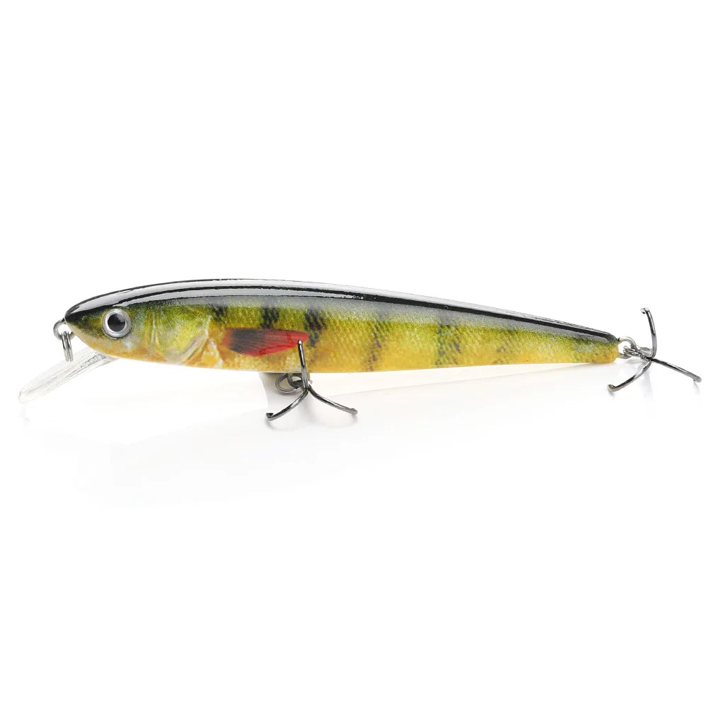 Black Minnow Floating Wobbler for Pike