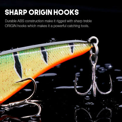 Floating Minnow Crankbait for Bass and Pike