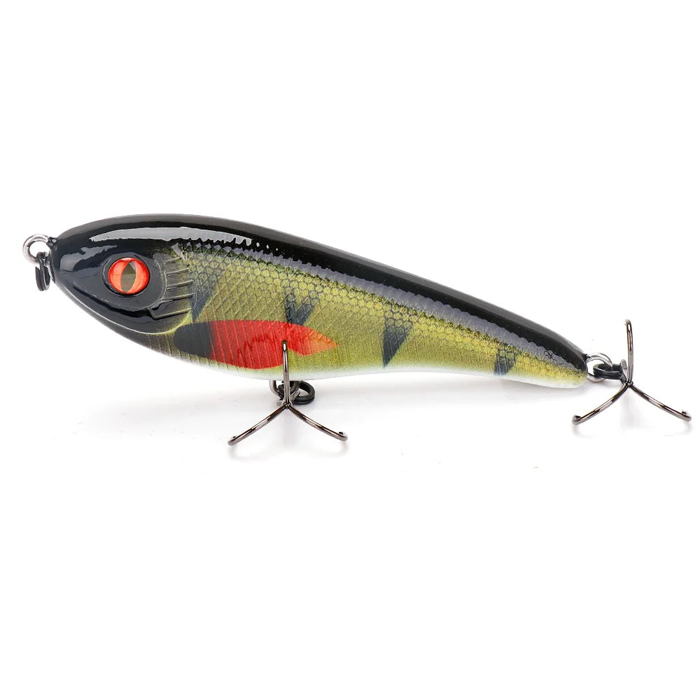 Sinking Jerkbait Vib Lure with Origin Hooks for Pike