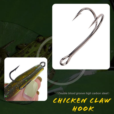 Double Duple Hooks for Soft Lure Carp Fishing