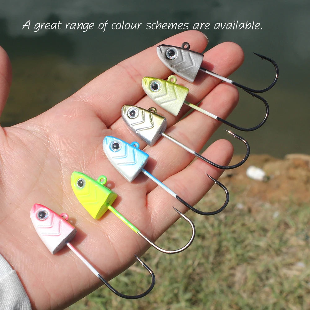 Minnow Jig Hooks with Silicone Artificial Bait