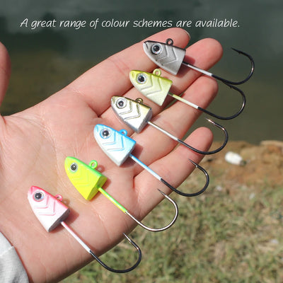 Minnow Jig Hooks with Silicone Artificial Bait
